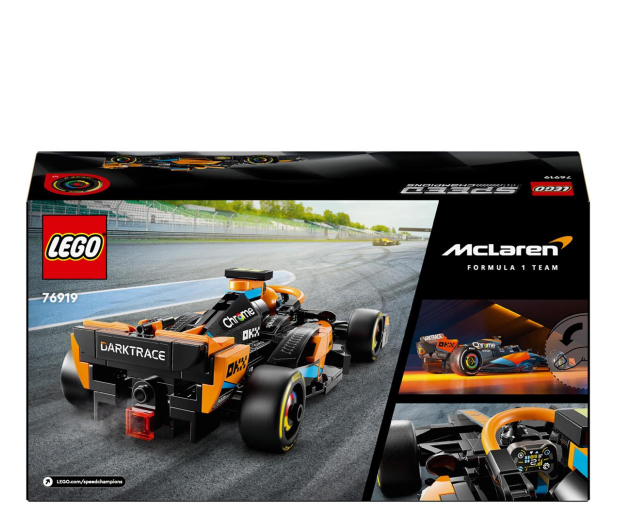 LEGO Speed Champions 76919 Samochód wyścigowy McLaren F1 2023 - 1220615 - zdjęcie 8